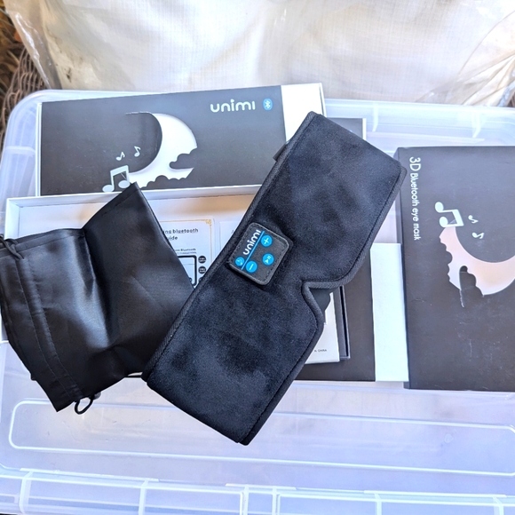 Unimi Bluetooth Music Eye Mask LOT 5 🖤 Great stocking stuffers 🧦 Music SPA - Picture 4 of 13